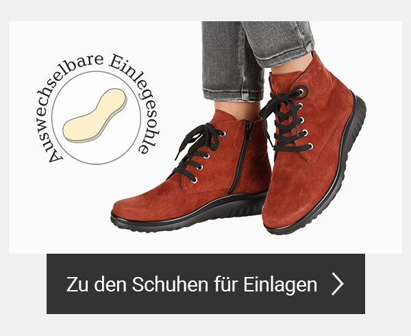 Schuhe für Einlagen
